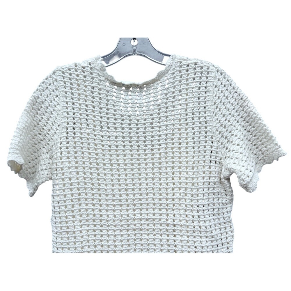 NWT GAP Crochet Mini Off White Dress size‎ Small - Picture 6 of 8
